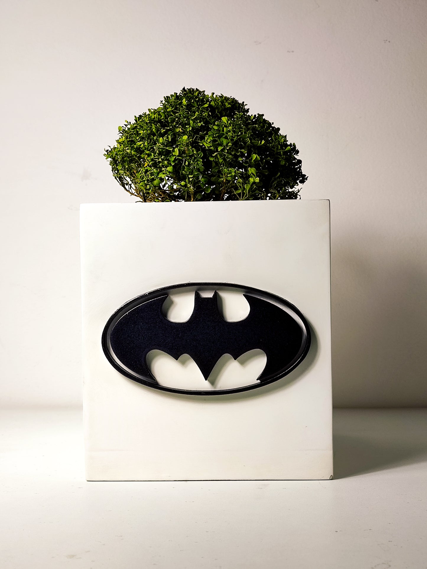 Batman Pot B&W (Wooden)