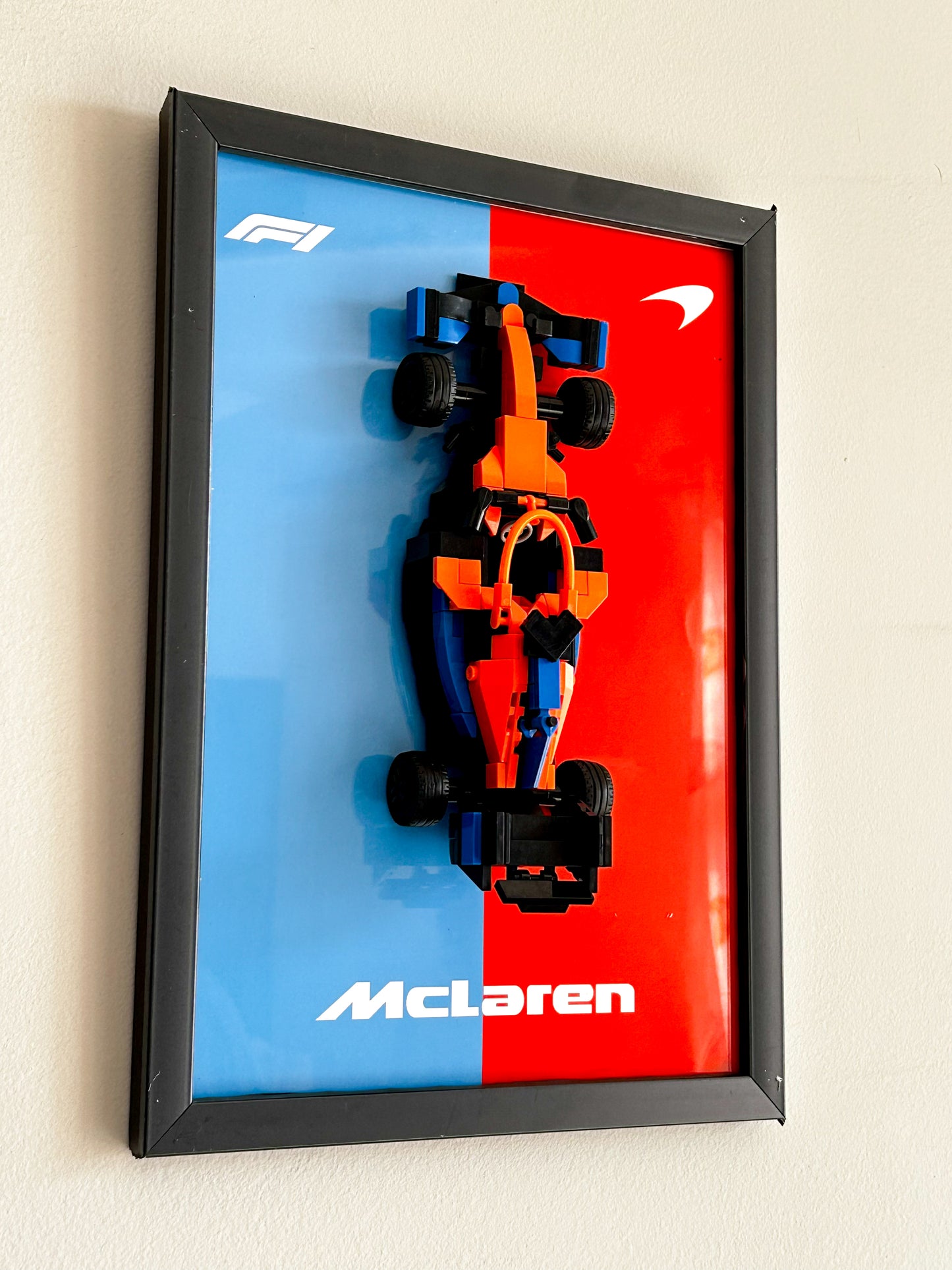 McLaren F1 | 3D Car Poster | A4 Framed Wall Art