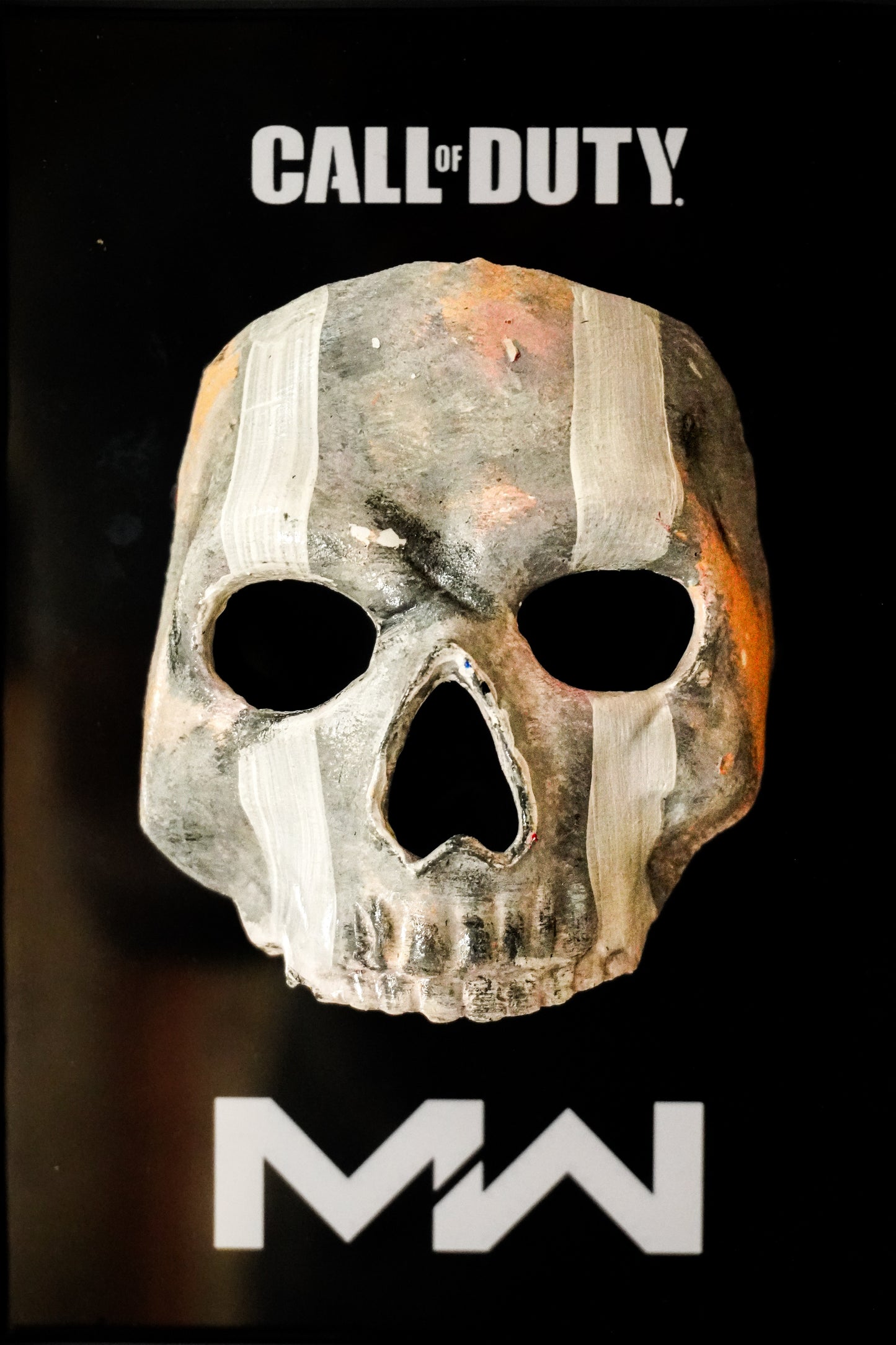 Ghost Call of Duty | 3D Printed Poster | Framed Wall Art