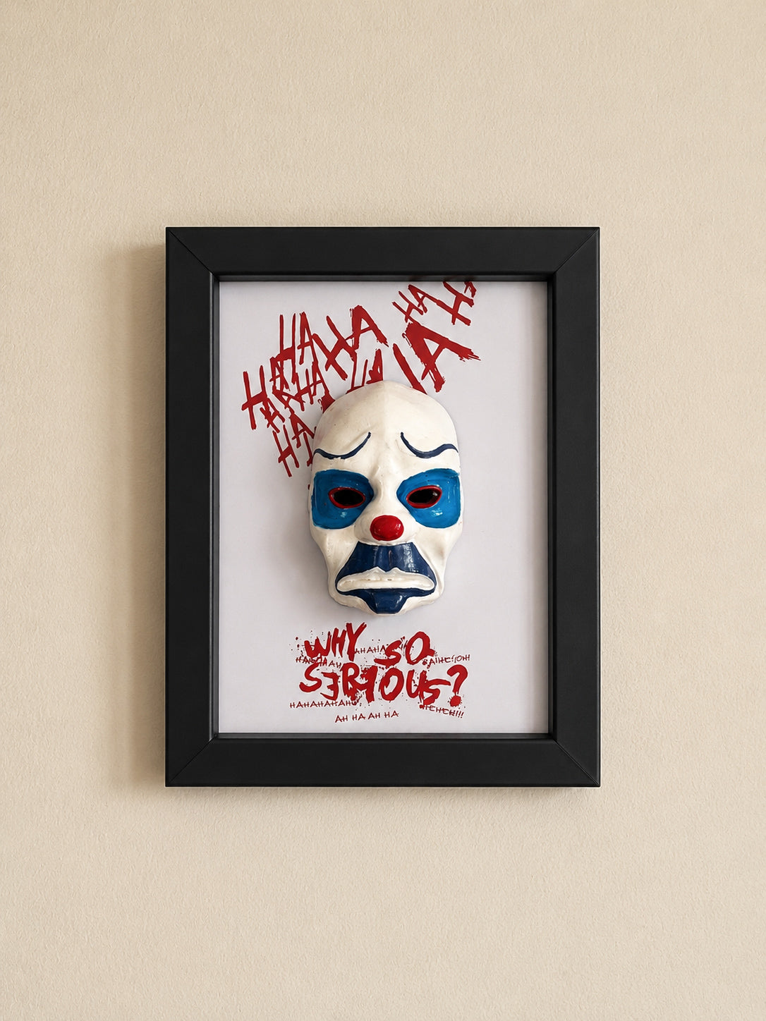 Joker | 3D Printed Poster | Framed Wall Art