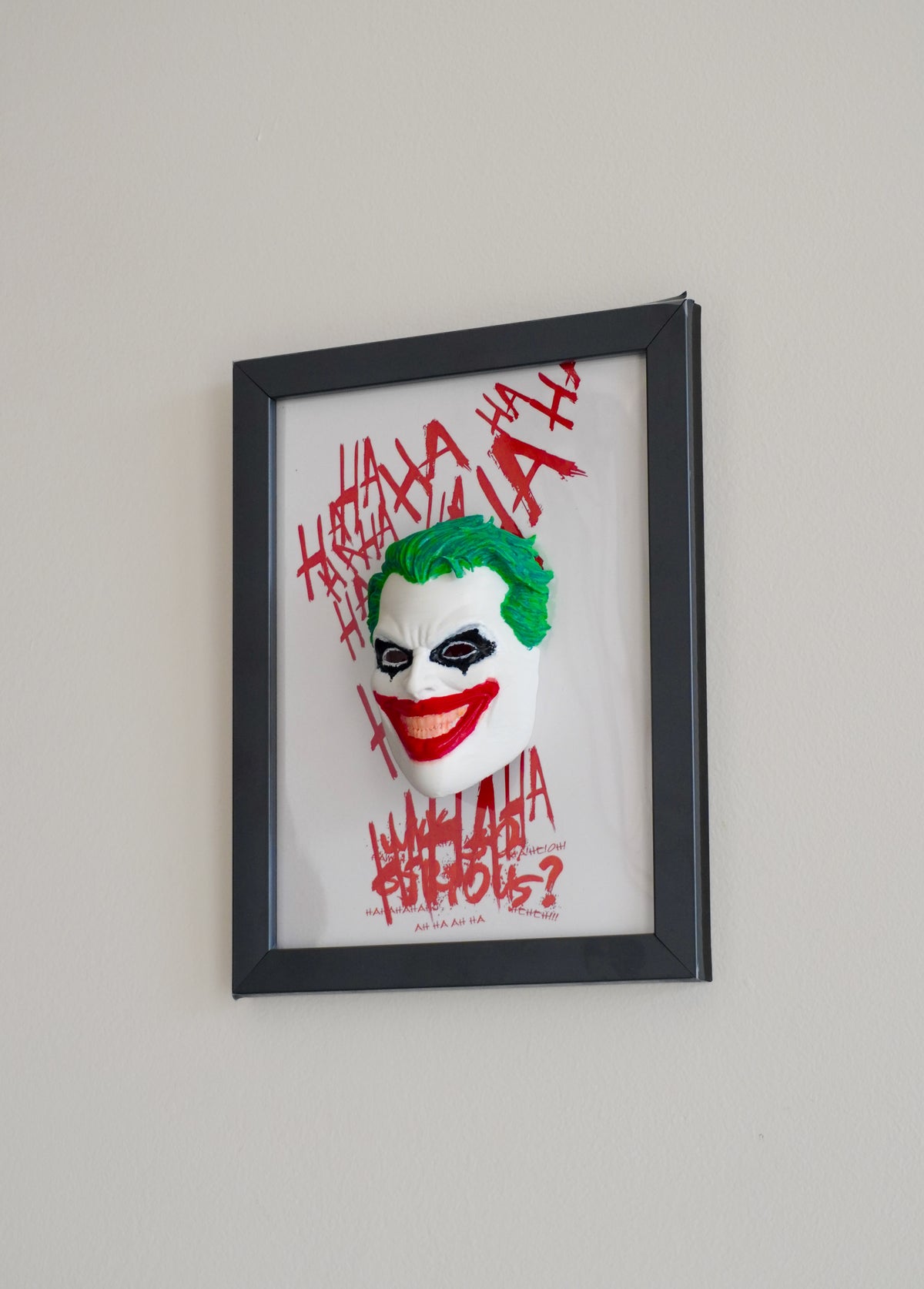 Joker | 3D Printed Poster | Magnetic Mount Wall Art