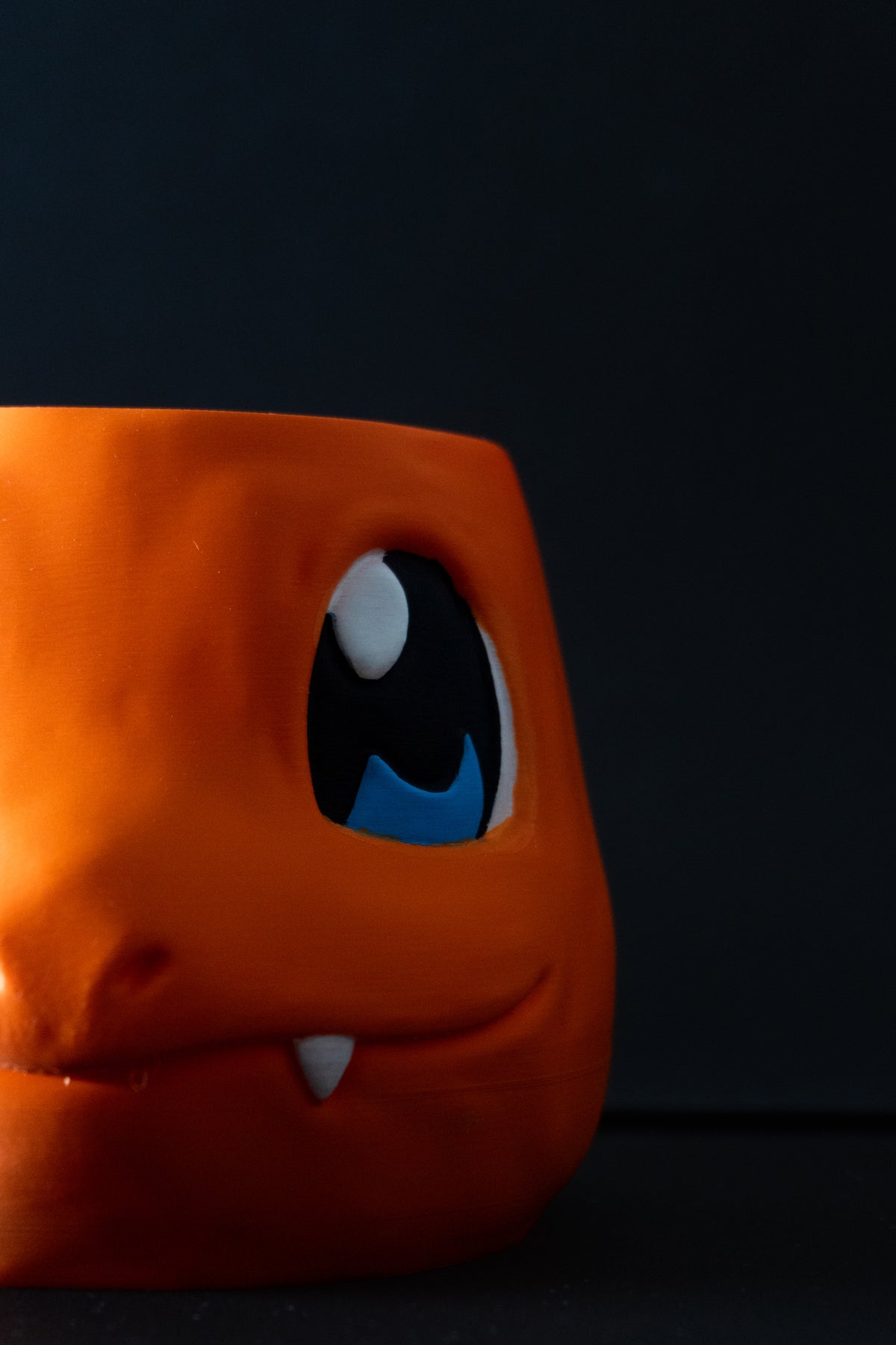 Charmander Pokémon 3D Printed Pen Stand Pot | Hand-Painted Desk Decor