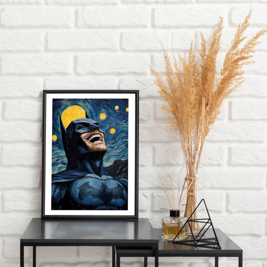 Laughing Batman | DC Poster Framed Canvas