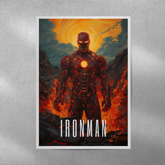Ironman | Marvel Poster Framed Canvas