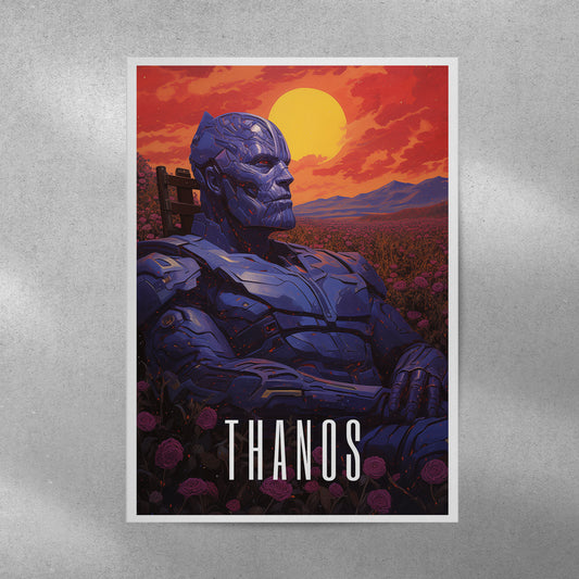Thanos | Marvel Poster Framed Canvas