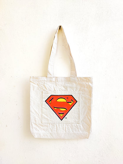 Superman Tote Bag (Hand Painted)