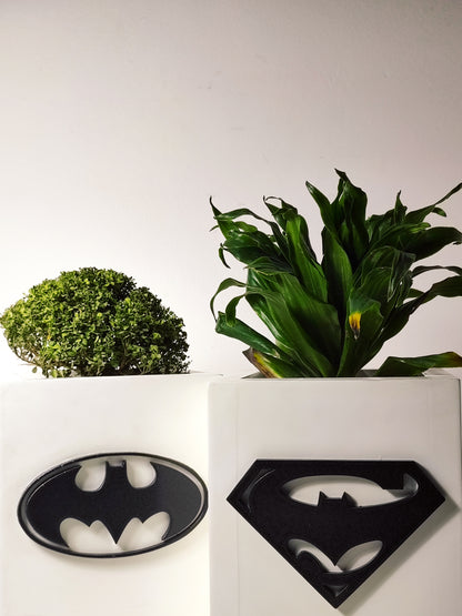 Super Bat Pot B&W (Wooden)