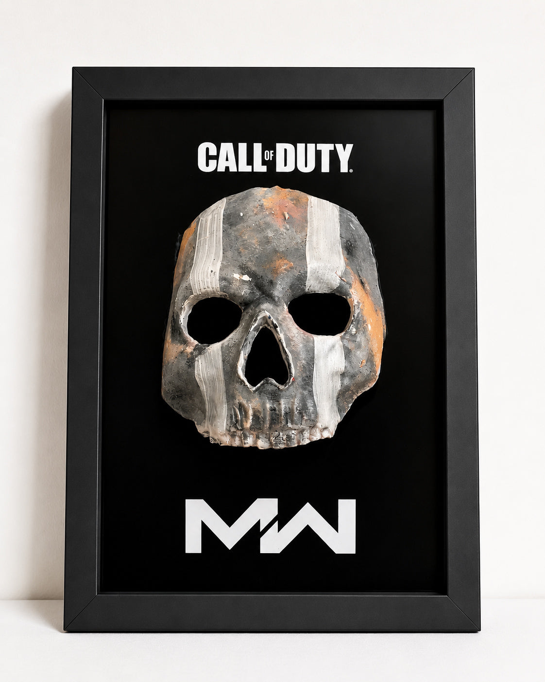 Ghost Call of Duty | 3D Printed Poster | Framed Wall Art
