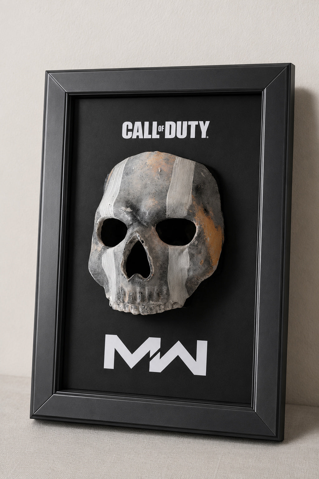 Ghost Call of Duty | 3D Printed Poster | Framed Wall Art