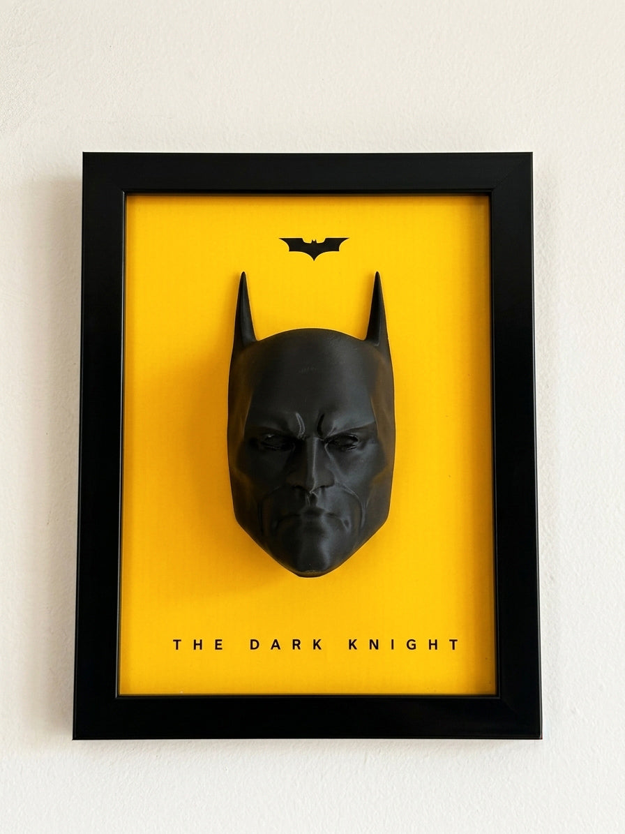 Batman | 3D Printed Poster | Framed Wall Art