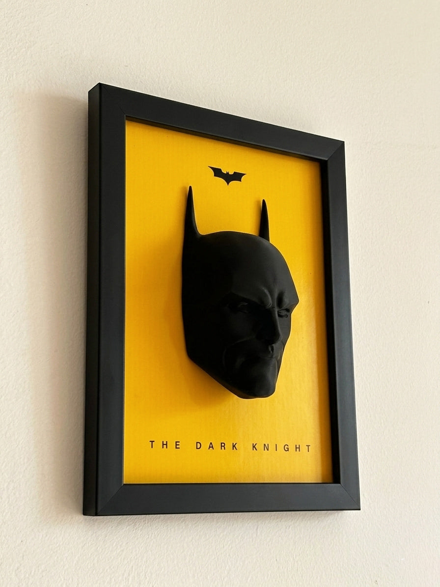 Batman | 3D Printed Poster | Framed Wall Art
