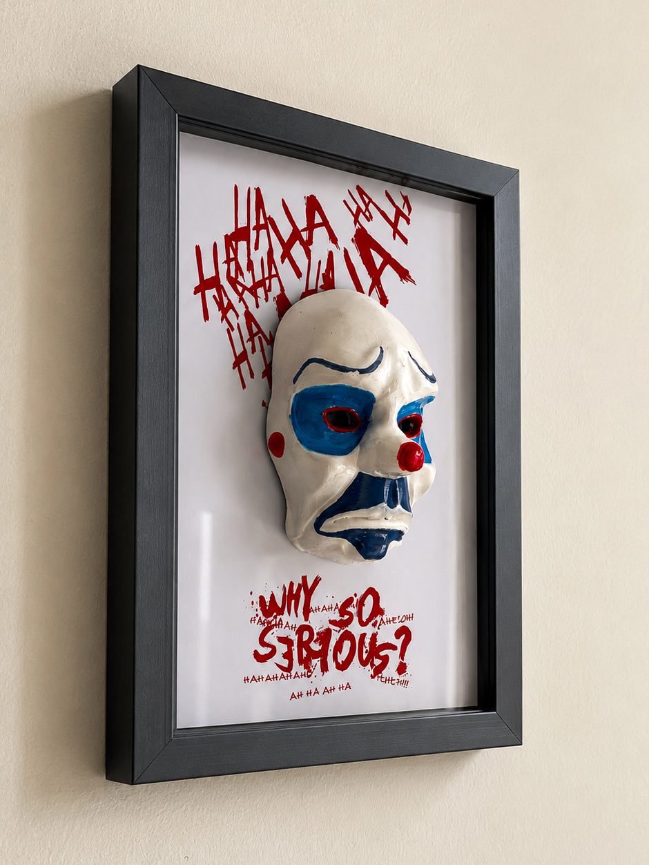 Joker | 3D Printed Poster | Framed Wall Art