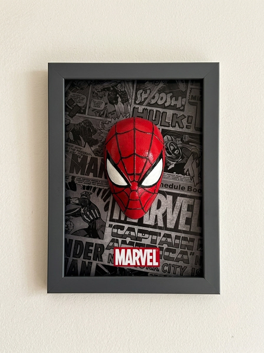Spider Man | 3D Printed Poster | Framed Wall Art