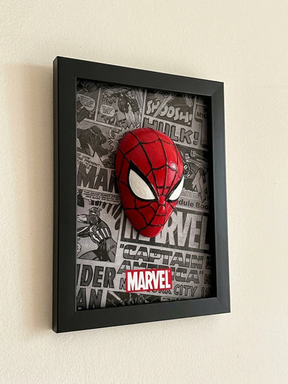 Spider Man | 3D Printed Poster | Framed Wall Art