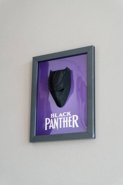 Black Panther | 3D Printed Poster | Magnetic Mount Wall Art