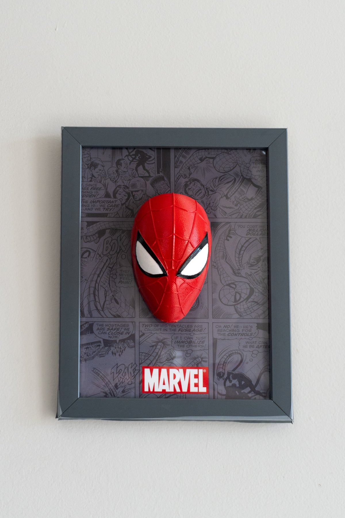Spider Man | 3D Printed Poster | Magnetic Mount Wall Art