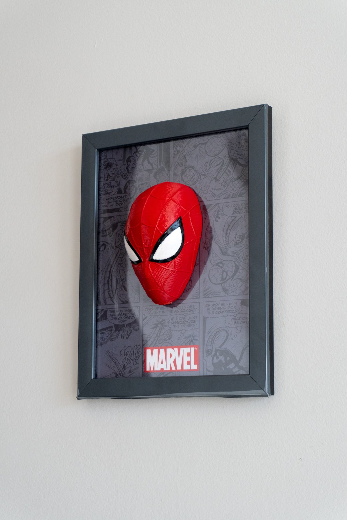 Spider Man | 3D Printed Poster | Magnetic Mount Wall Art