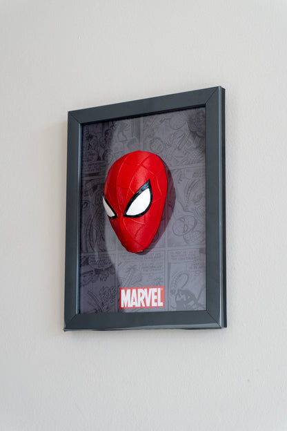 Spider Man | 3D Printed Poster | Magnetic Mount Wall Art