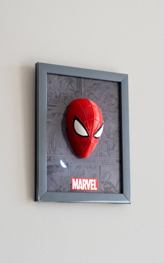 Spider Man | 3D Printed Poster | Magnetic Mount Wall Art