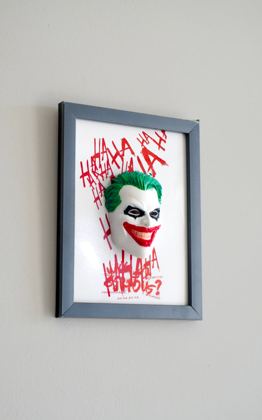 Joker | 3D Printed Poster | Magnetic Mount Wall Art