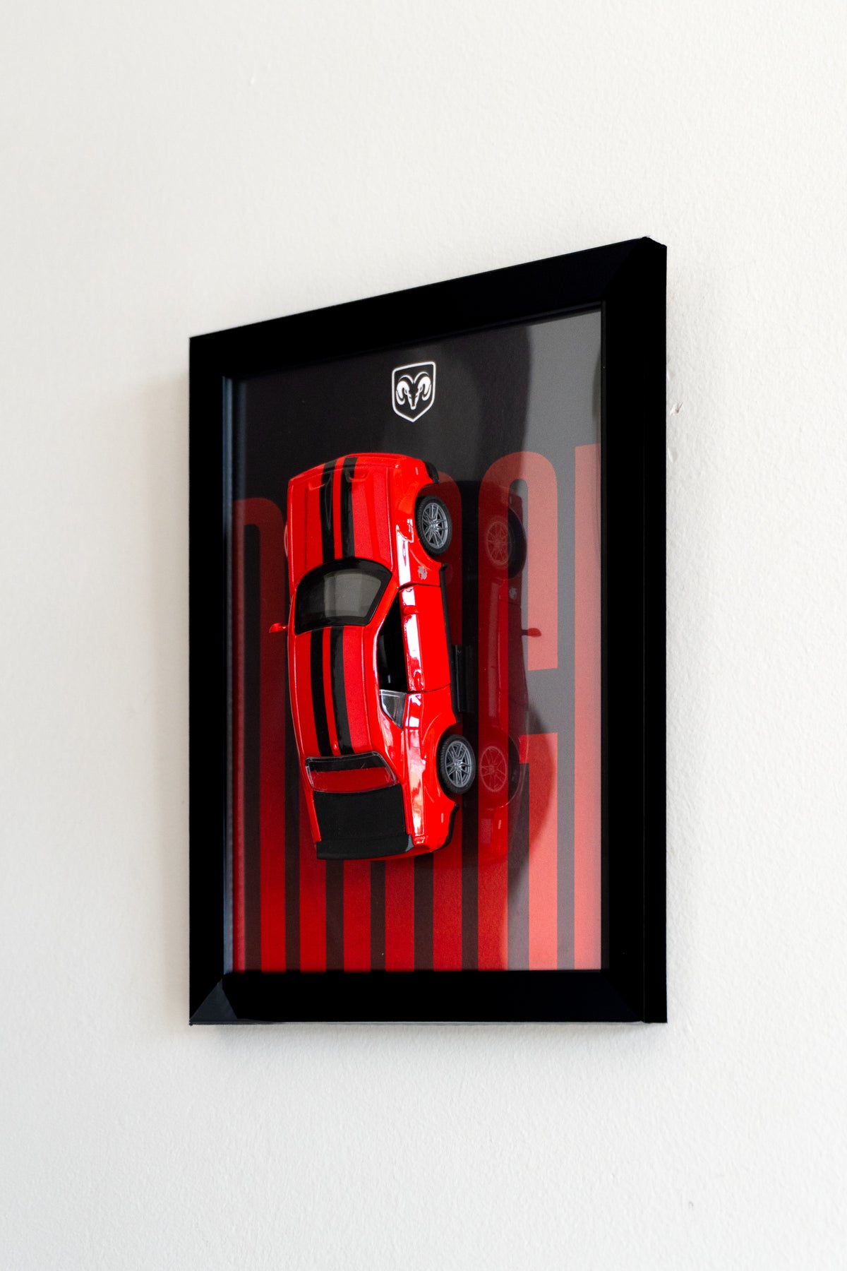 Dodge | 3D Metal Car Poster | 1:36 Scale