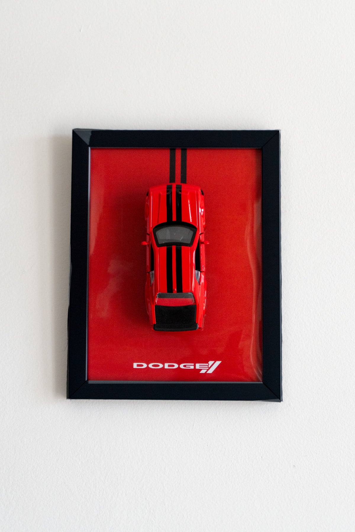Dodge Hellcat | 3D Metal Car Poster | 1:36 Scale