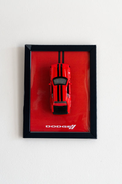 Dodge Hellcat | 3D Metal Car Poster | 1:36 Scale