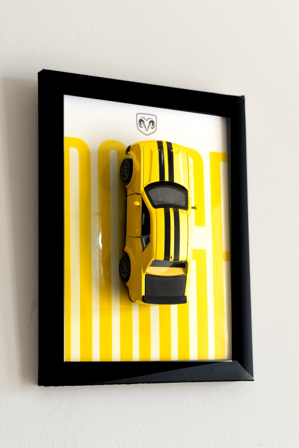 Dodge | 3D Metal Car Poster | 1:36 Scale