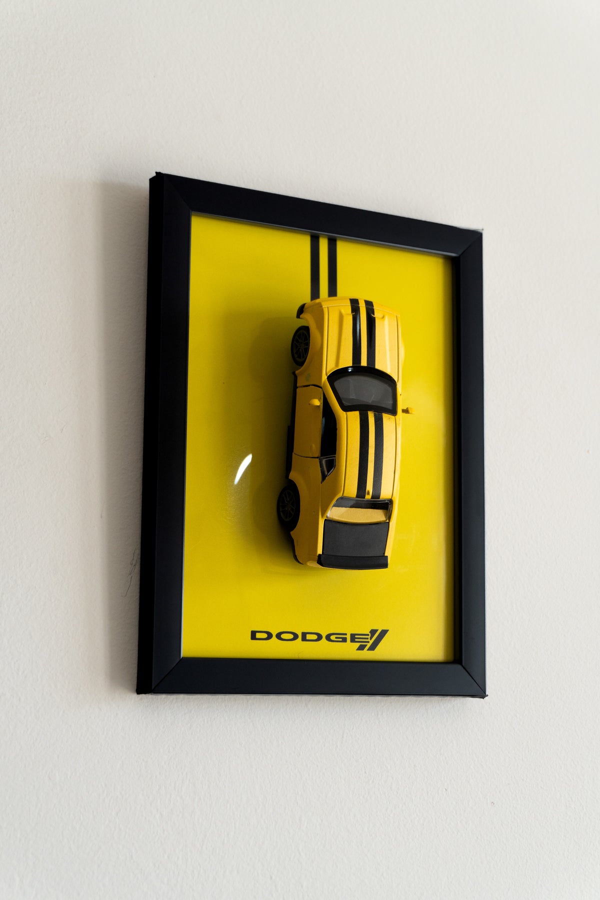 Dodge Hellcat | 3D Metal Car Poster | 1:36 Scale