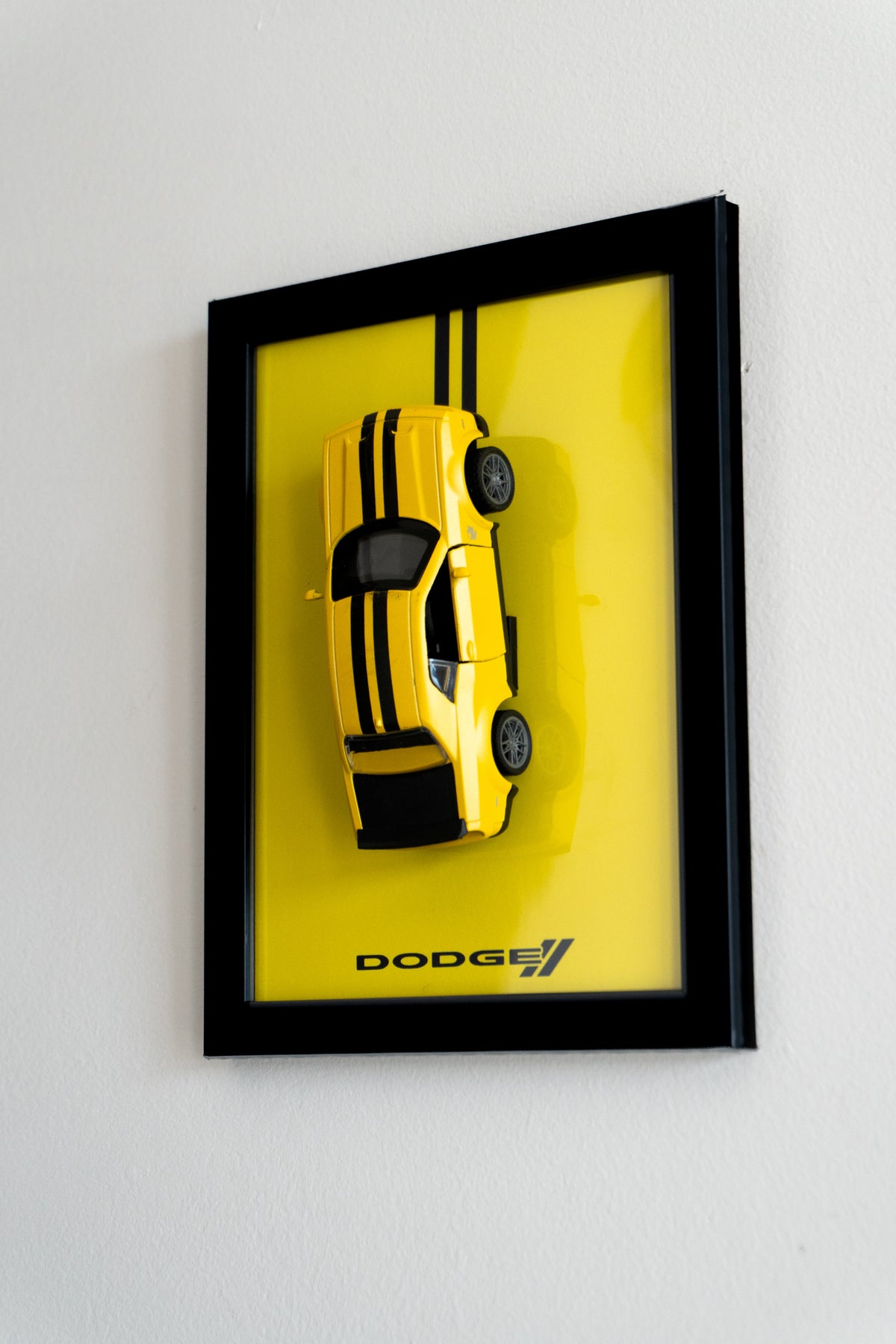 Dodge Hellcat | 3D Metal Car Poster | 1:36 Scale