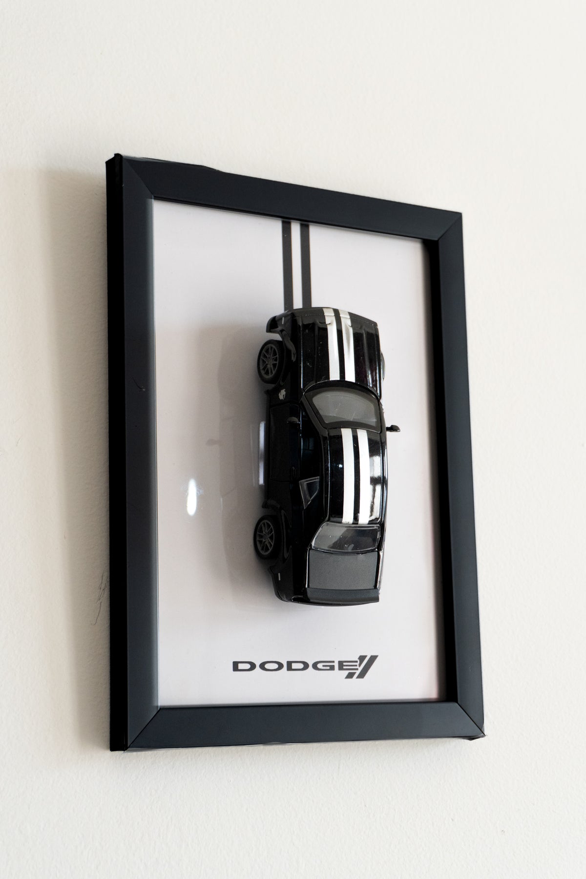 Dodge Hellcat | 3D Metal Car Poster | 1:36 Scale