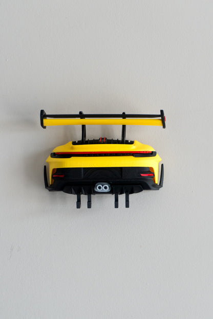 Porsche 911 GT3 RS 3D Car Key Holder | Supercar Wall Decor