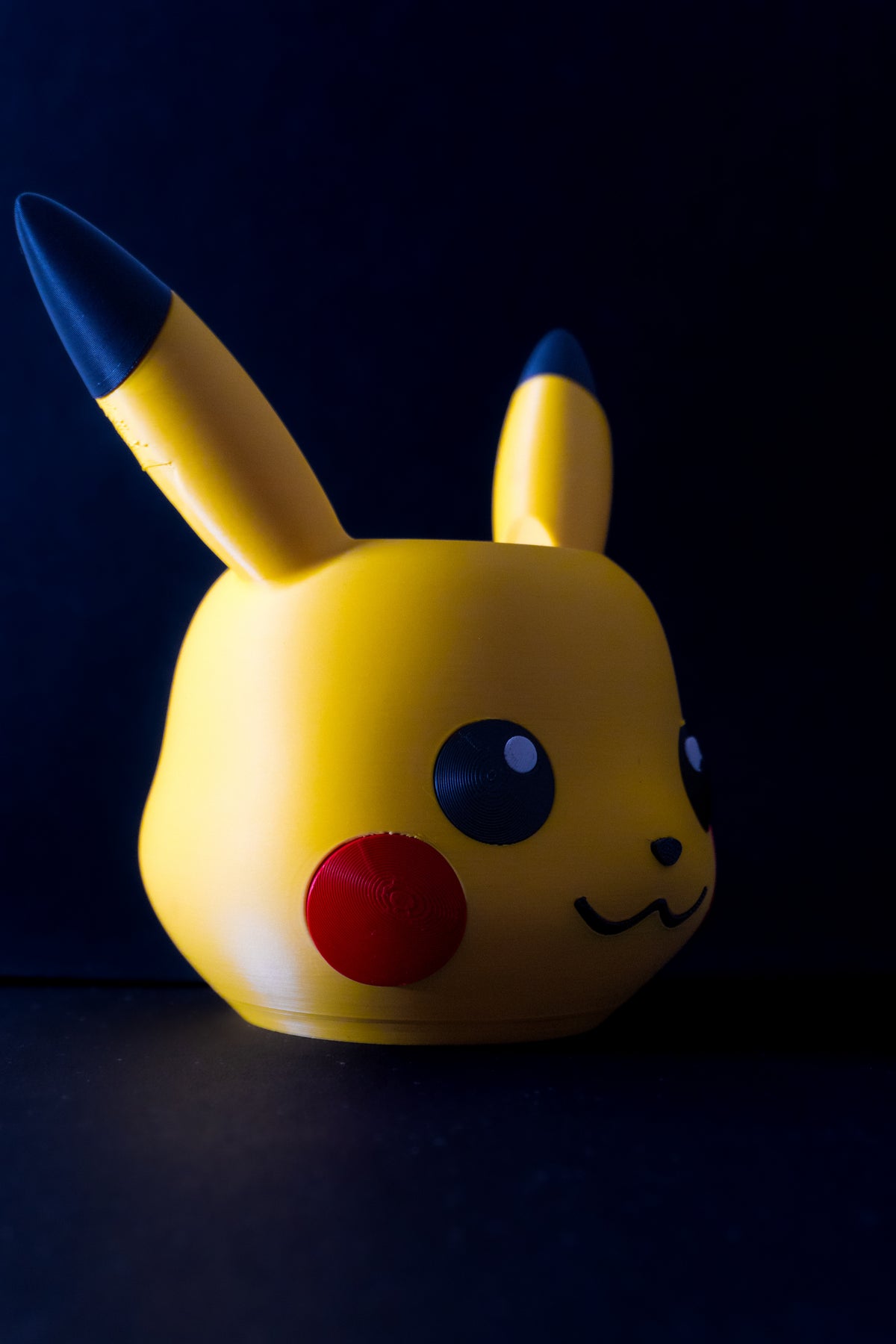Pikachu Pokémon 3D Printed Pen Stand Pot | Hand-Painted Desk Decor