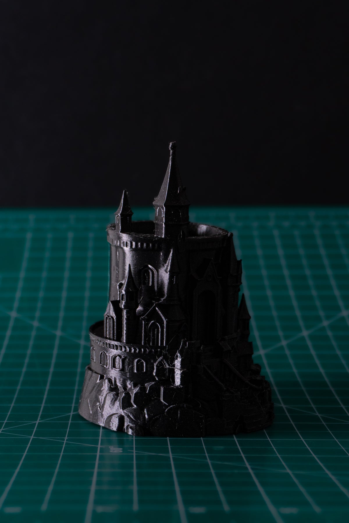 Hogwarts-Inspired Castle 3D Printed Pen Stand | Fantasy Desk Decor
