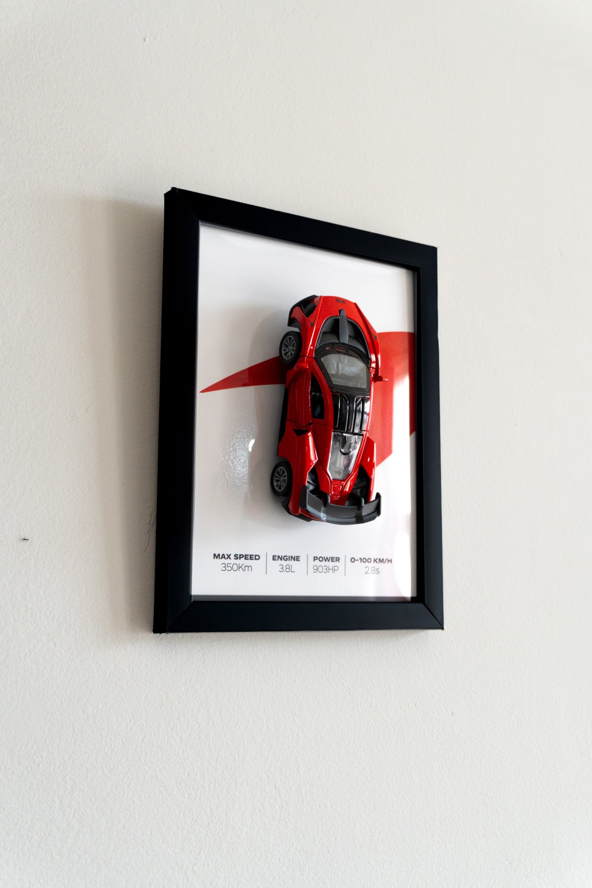McLaren | 3D Metal Car Poster | 1:36 Scale