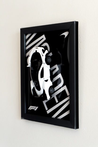 McLaren | 3D Metal Car Poster | 1:36 Scale