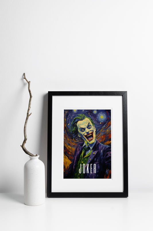 The Joker | DC Poster Framed Canvas