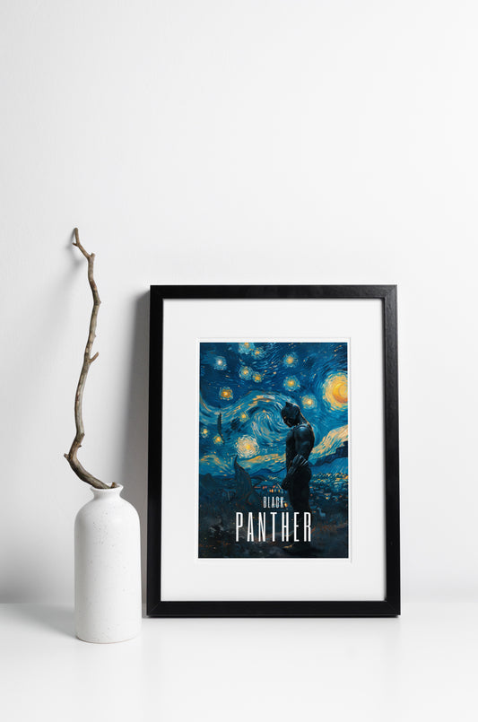 Black Panther | Marvel Poster Framed Canvas