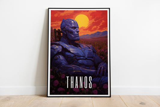 Thanos | Marvel Poster Framed Canvas